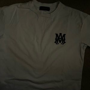 White amiri shirt size S